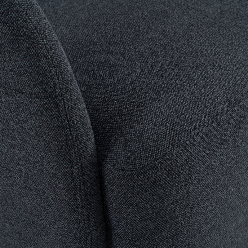 Dowsett - Modern Charcoal Fabric Swivel Accent Chair