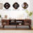 53" Mid Century Modern Tv Stand For 50/55/60 Inch Tv, Tv Media Console With Slatted Doors For Tvs Up To 60", Entertainment Center With Storage For Living Room, Bedroom, Walnut-933950973-936024254