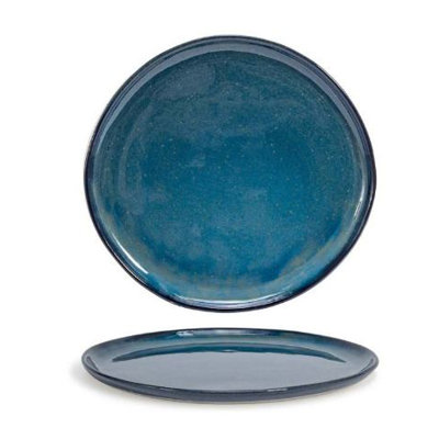 11" Round Artefact® Plate - Indigo