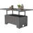Cahlan Rectangular Metal Outdoor Dining Table , 51.18'' in. W 27.6'' in. D-71245695