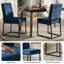 Ensemble de chaises d'appoint en chenille 19,9 po H (ensemble de 6)-689483829-680317800