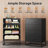 Ioannes 4-Drawer Wood Dresser for Bedroom, Black Dresser with Sturdy Metal Frame, Modern Chest of Drawers For Closet, Entryway, Hallway-85646370