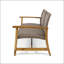 Causeuse d'extérieur en bois d'acacia HAMPTON, ensemble de conversation pour meubles de patio-1415046405