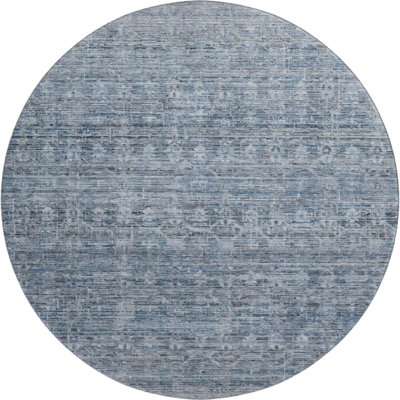 Premium Machine Washable Lubbers AMF1746 Stripe Rug