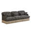 Canapés profonds à assise profonde, canapé moderne en chenille à imprimé léopard pour la maison