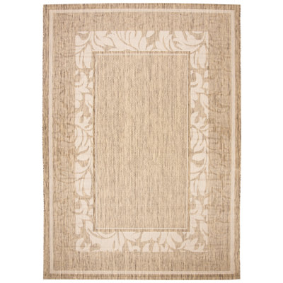 Tapis d'intérieur/extérieur brun/naturel Herefordshire