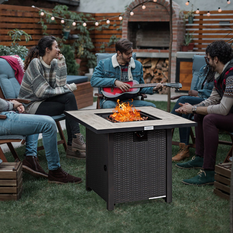 Foyer au propane sans conduit Costway
