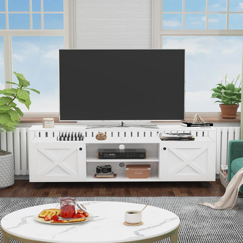 Meuble télé, Blanc