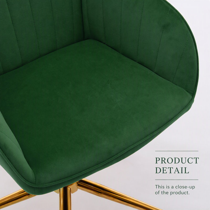 Chaise de bureau pivotante ergonomique réglable avec dossier et siège confortables, idéale pour une utilisation à domicile et au bureau