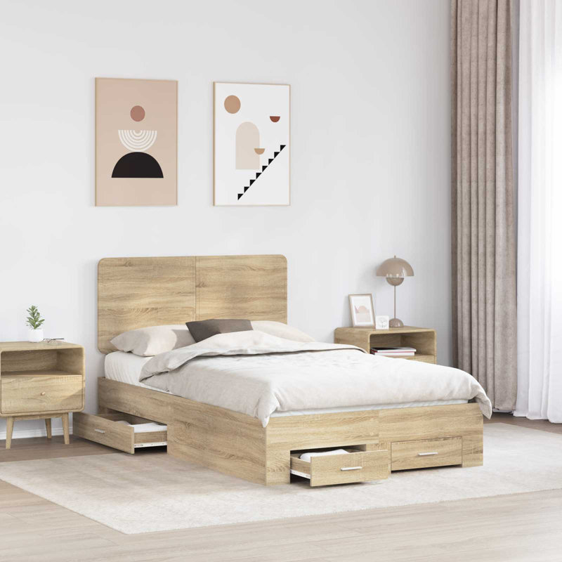 Bed, Sonoma Oak, Double (4'6)