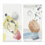 «Trendy Abstracts with Vibrant Organic Shapes I», ensemble de 2 peintures-35481653-35481648