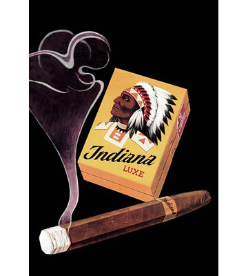 « indiana luxe cigares » par ruegsegger rétro