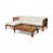 Teak Frame / Beige Cushion