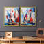 Série NAUTICAL CDIV - reproduction encadrée de qualité supérieure - prête à être accrochée - aucun clou requis - aucun clou requis-413141557-413141558