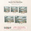 Papier peint mural vintage représentant un voilier au bord d'un lac, inspiré de l'architecture vintage.-679912552-679912557