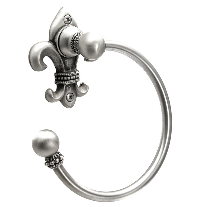 Charlemagne swing towel smooth ring leftin Chalice, Satin