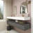 Alysa 71" Wall-Mounted Double Bathroom Vanity Set-71095532