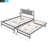 Platform Bed With Adjustable Trundle, Durable Pine Wood And MDF Construction For Enhanced Stability And Functionality