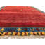 Geometric Area Rug in Red