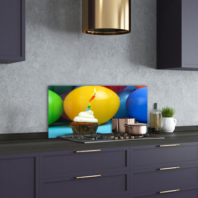 50cm W x 100cm L Glass Peel and Stick Panel