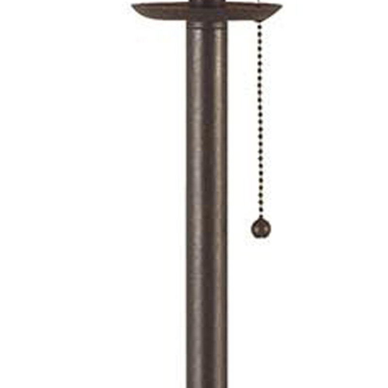 Lampe sur pied de 57 po de forme traditionnelle noire avec abat-jour empire blanc