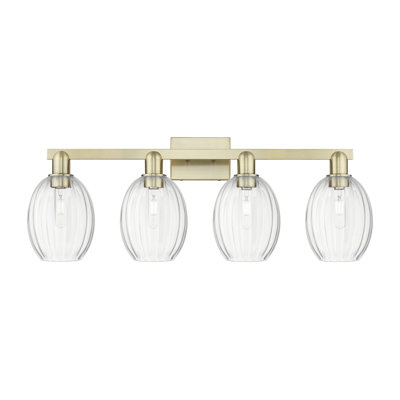 Eldon - 4 Light 36" Bell Shade Bath Vanity Light