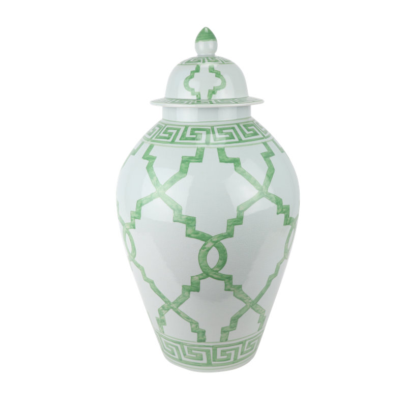 Pot de porcelaine 22 po Leopold, Vert