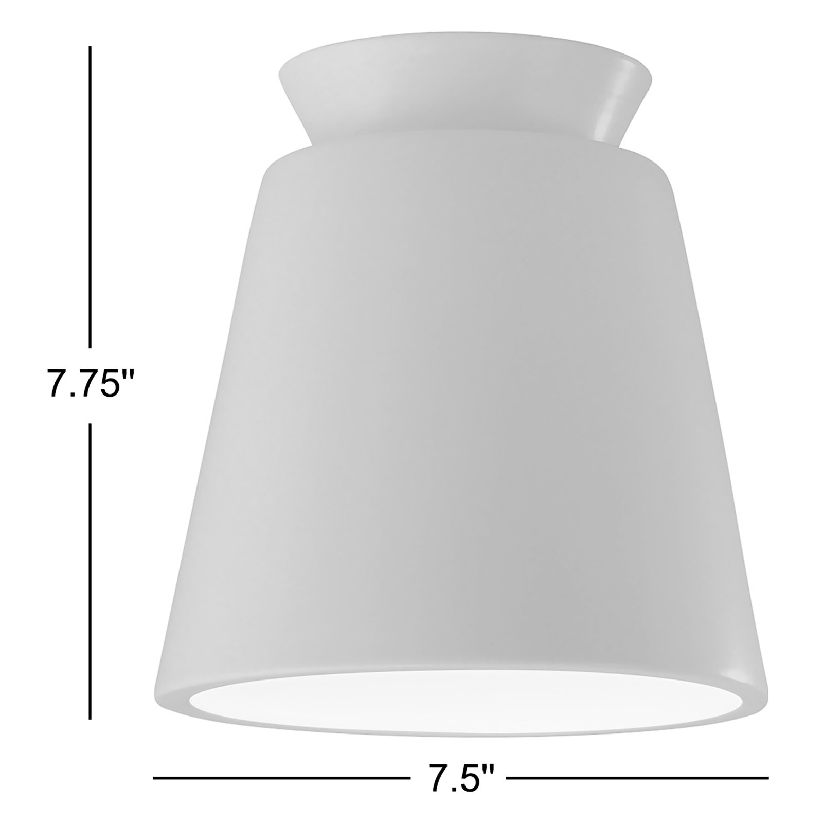 Logan 8" Single Light Flush Mount, Verde Patina, LED (Integrated)