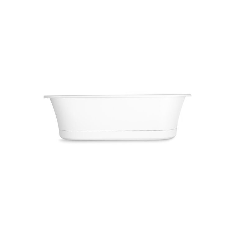 Volute 70-7/8 In. X 30-3/8 In. Freestanding Bath With Base
