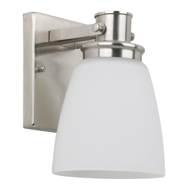 Luminaire de meuble-lavabo en nickel satiné Design House Atkinson, 1