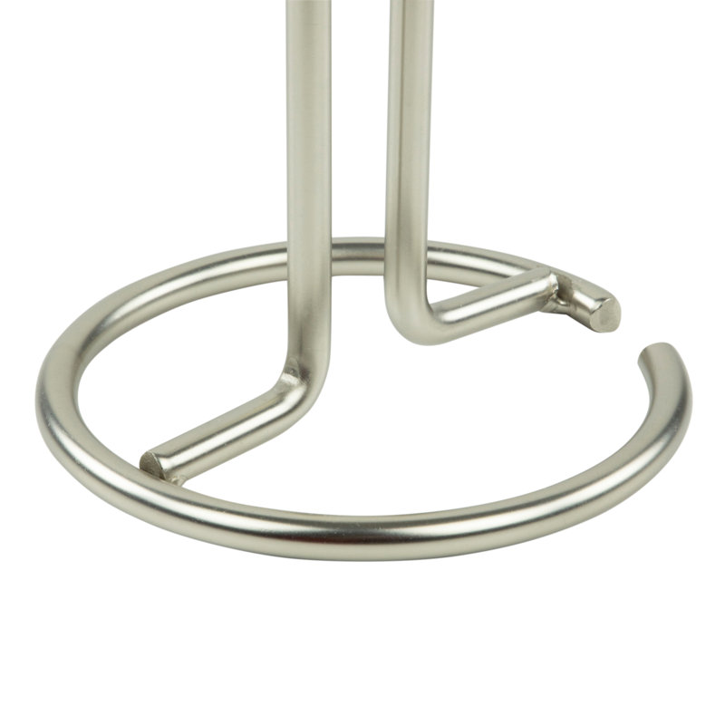 Kanhiya Metal Paper Towel Holder, Satin Nickel
