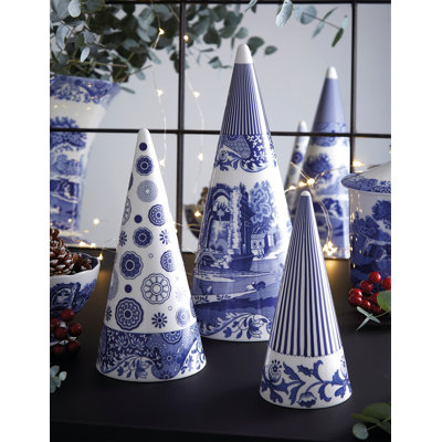 Classic Blue Italian - Chistmas Topiary
