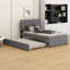Lit plateforme tapissier simple Teddy-1542983997