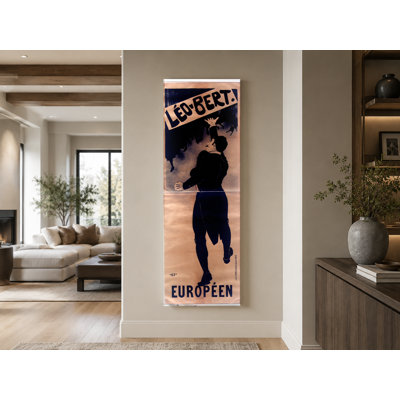 Léo-Bert Européen 1890s - Belle Époque Vintage Circus Poster Wall Art - Canvas Wall Art