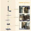 685.8cm H Cat Tree
