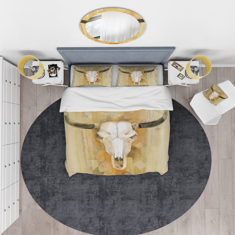 Ensemble de housse de couette "Wildlife" en polyester, Housse de couette très grand + 2 taies décoratives
