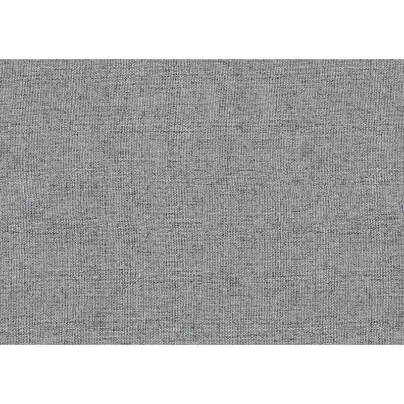 Meuble de salon transitionnel 1 pièce en tissu texturé gris foncé avec accoudoirs arrondis