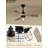 36Inch Ceiling Fans With Lights And Remote Control Farmhouse Flush Mount Ceiling Fan With 6-Speeds,Low Profile Ceiling Fans With Quiet Reversible DC Motor For Patio Living Room Bedroom