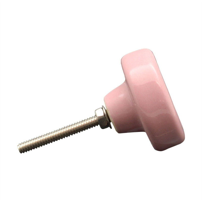 Nicola Spring - Ceramic Cabinet Knobs, Pink