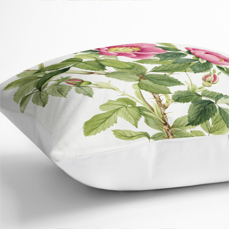 Square Cushion, 40cm H x 40cm W x 15cm D, White
