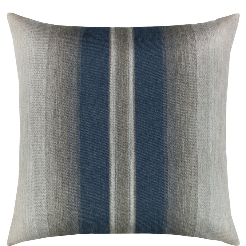 Ambiance Sunbrella® Throw Square Indoor/Outdoor Pillow Cover & Insert by Elaine Smith, 22"H x 22"W, Indigo