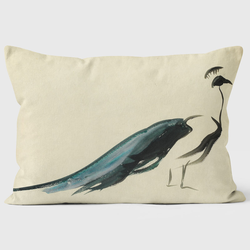 Peacock Watercolour - Mary Evans Cushion