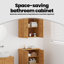 Bathroom Furniture Set With Shelf 2 Pcs 67.5 X 34 X 80 Cm-1244943268