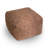 Compression 38.5" W Soft Teddy Fabric Foam Filled Bean Bag Chair With Ottoman-2115537664