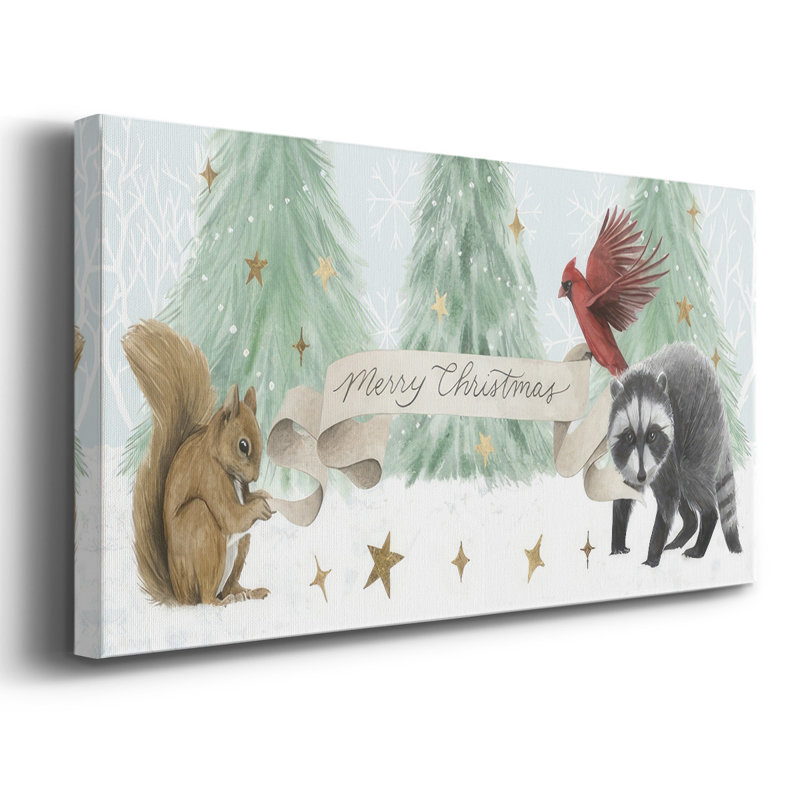 Noël en forêt, collection D, H 24 po x l 48 po x P 1,5 po