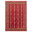 Tapis rouge foncé Finest Peshawar Bokhara 6 pi 6 po x 9 pi 3 po