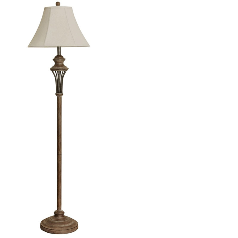 Brown Traditional Floor Lamp