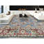 Tapis bleu de haute qualité noué à la main
