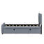 Lit plateforme tapissier avec lit gigogne-1698967621