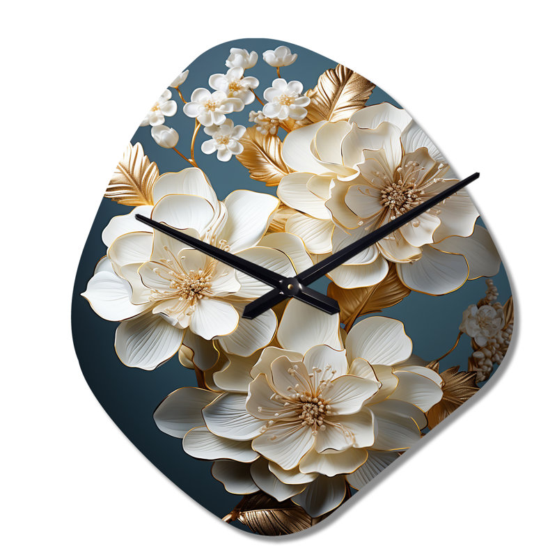 Horloge asymétrique en métal Sabel, Petit